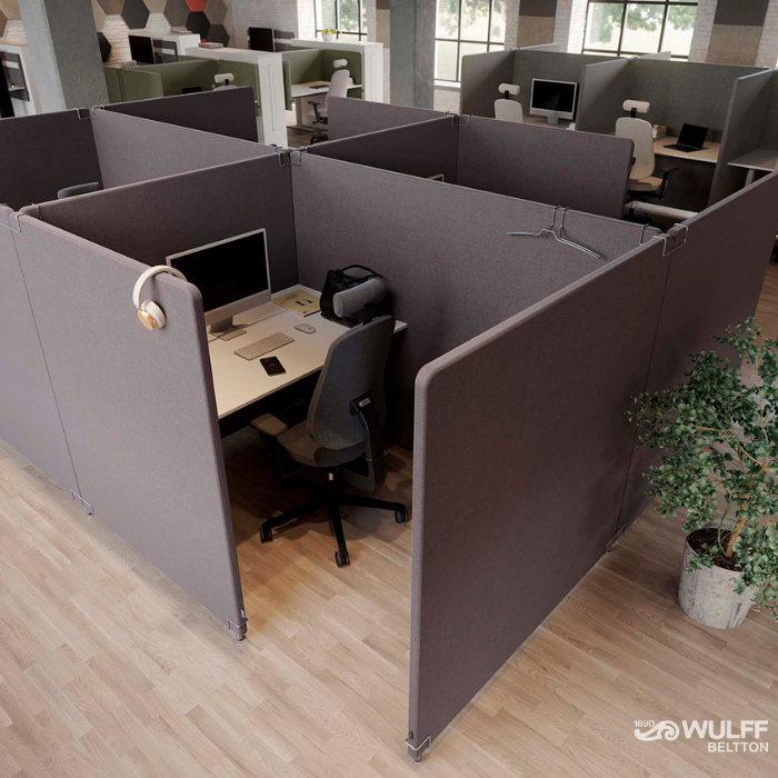 2. Ljudabsorberande Skärmväggar för Lugn och Ro