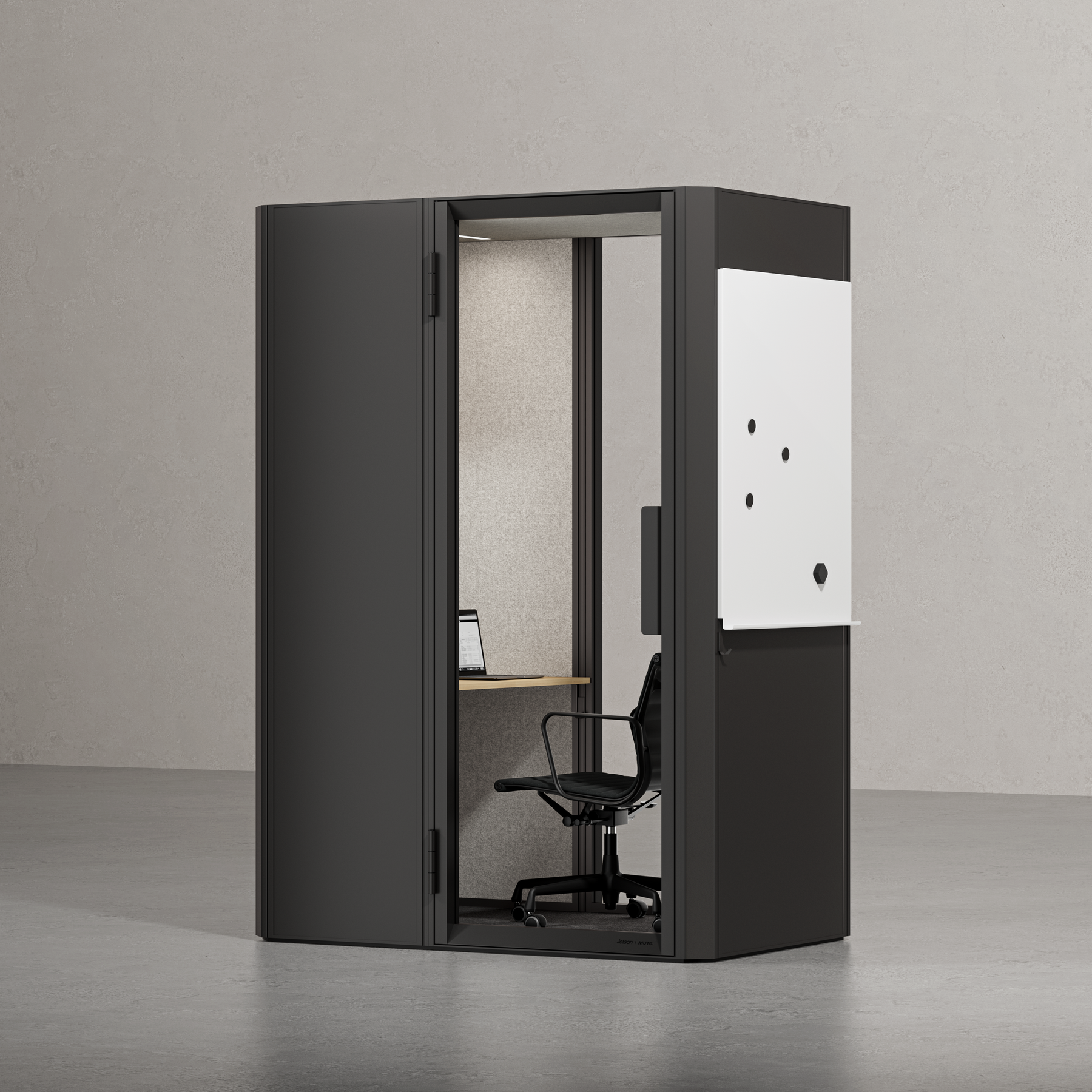 Telefonboks Jetson M1, H226xB158xD100cm (B-klasse)