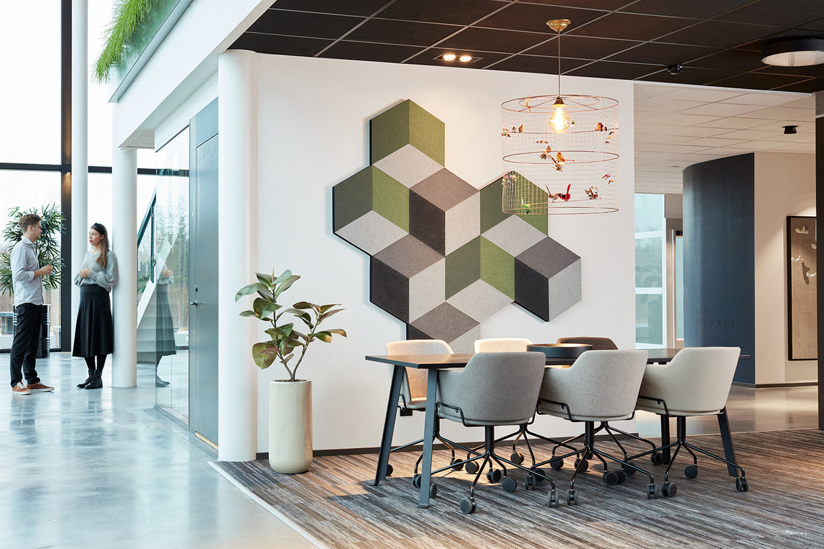 Akusitkplader væg Cubism EcoSUND®