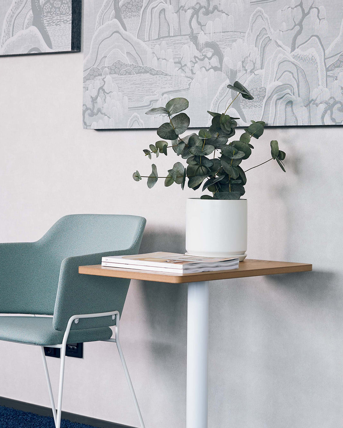 Kunstig plante Eucalyptus Small inkl. krukke