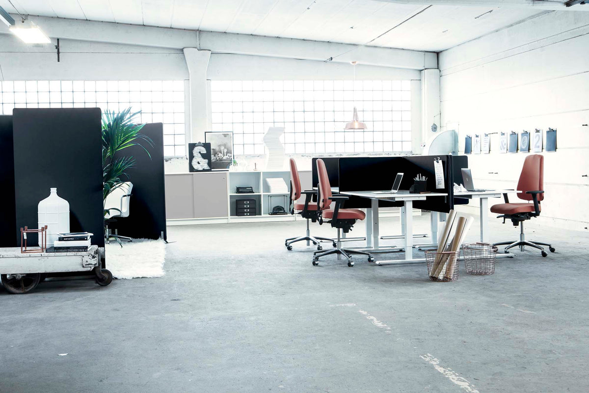 Lydabsorberende Bordskærm Alma, B800 x H600 mm