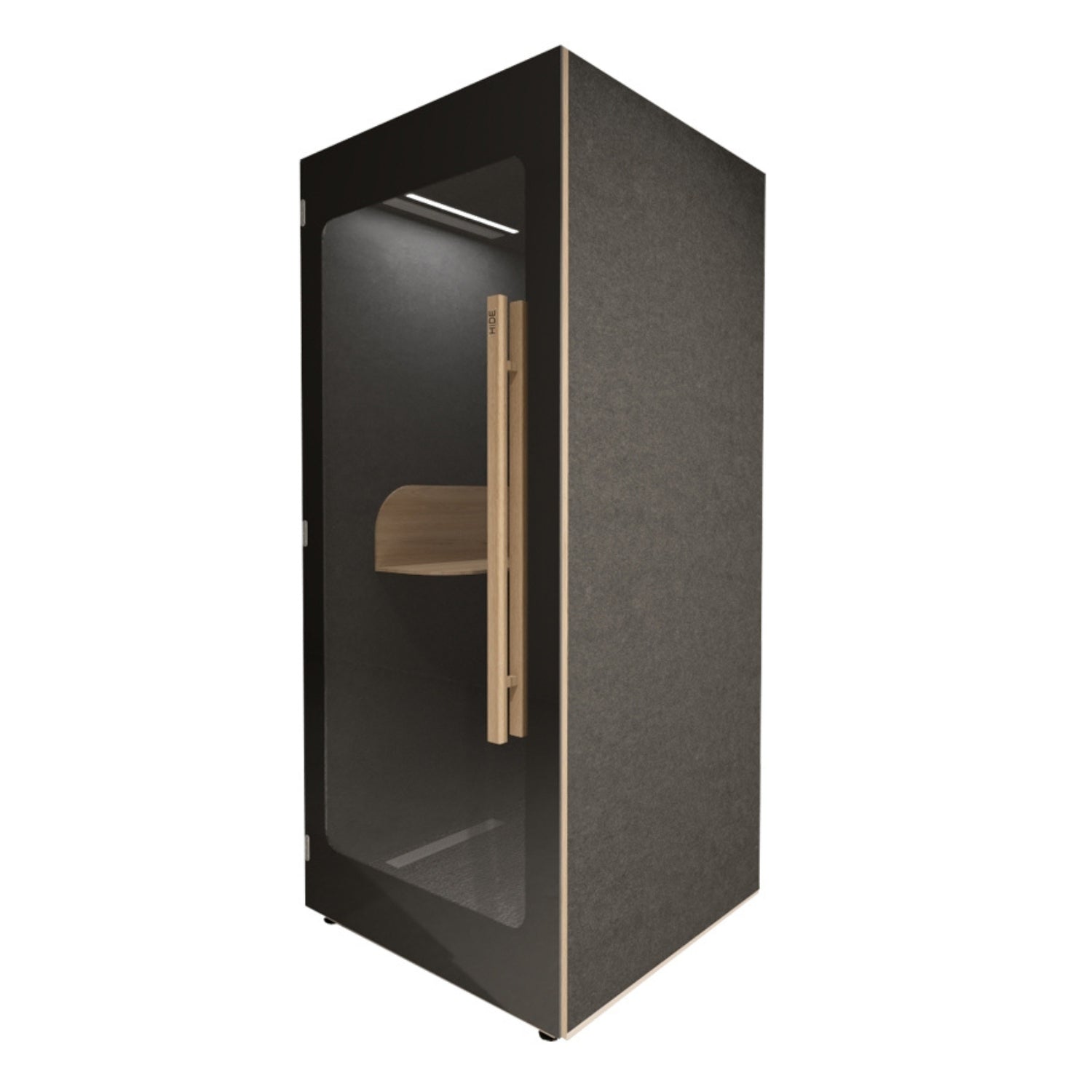 Telefonboks HIDE Single H220 x B100 x D96 cm, Mødebokse