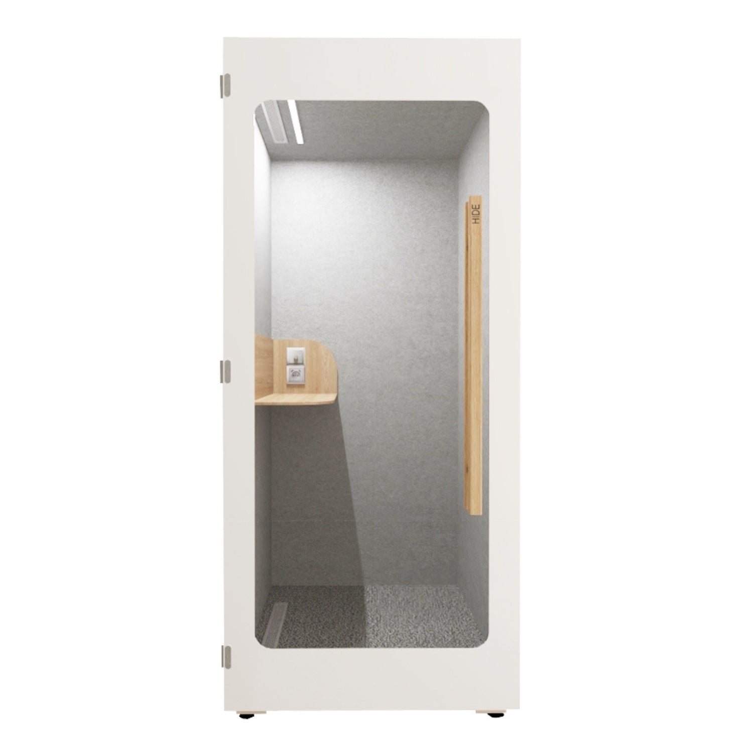 Telefonboks HIDE Single H220 x B100 x D96 cm, Mødebokse
