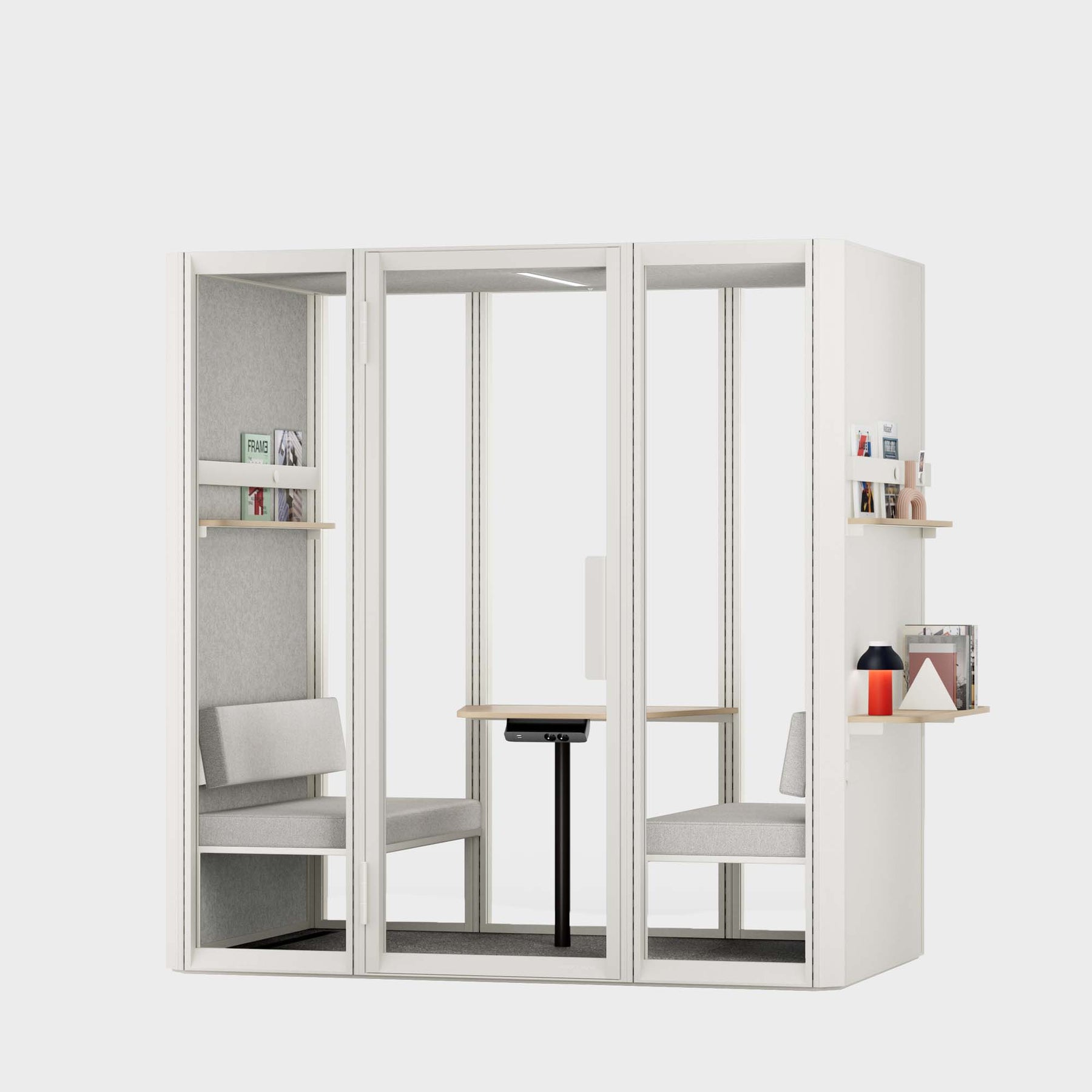 Telefonbås Jetson L4 Vit