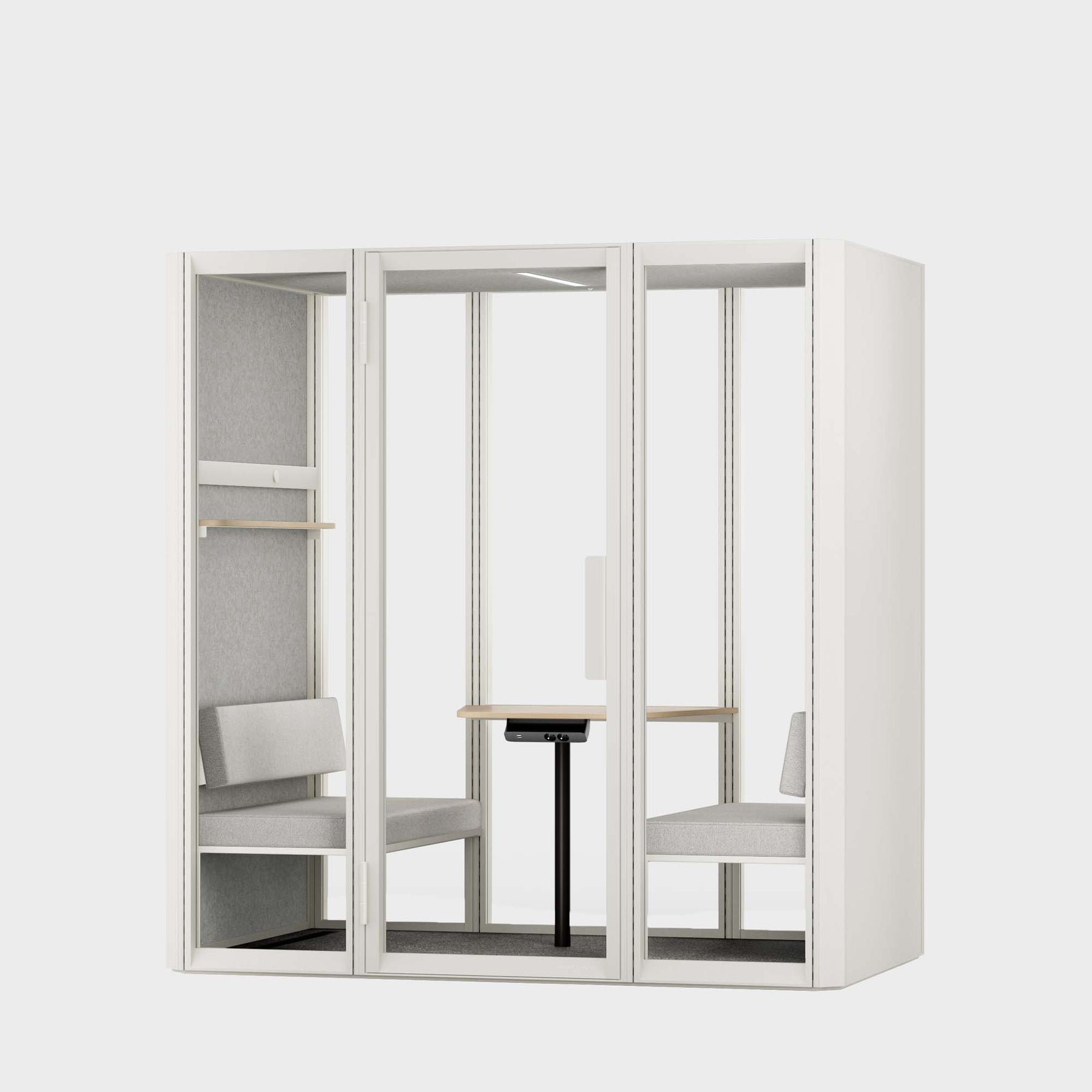Telefonbås Jetson L4 vit
