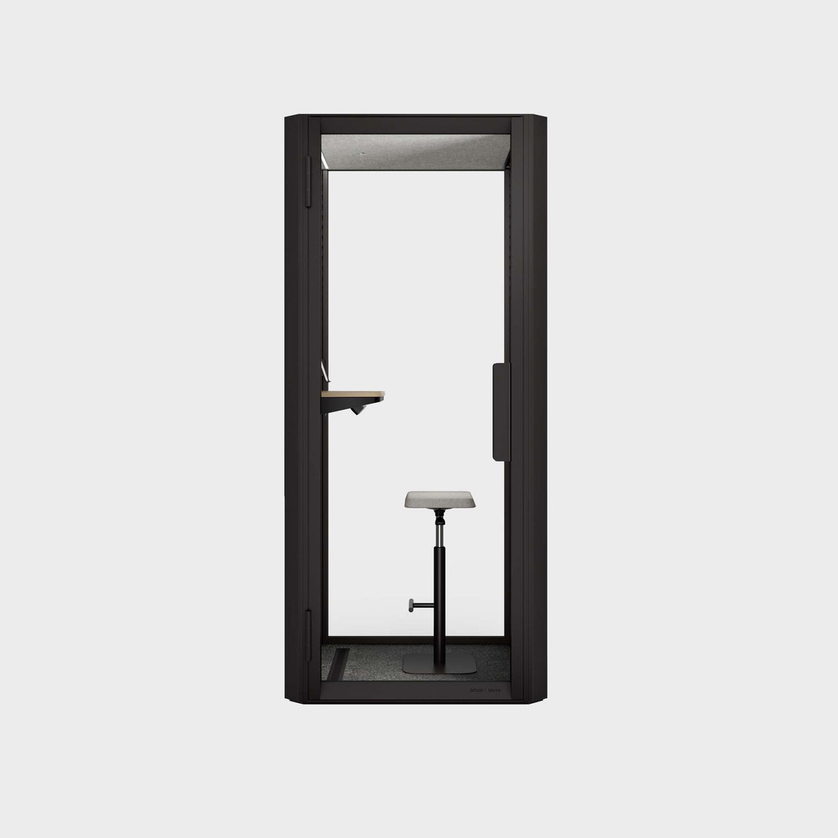 Telefonbås Jetson S Svart