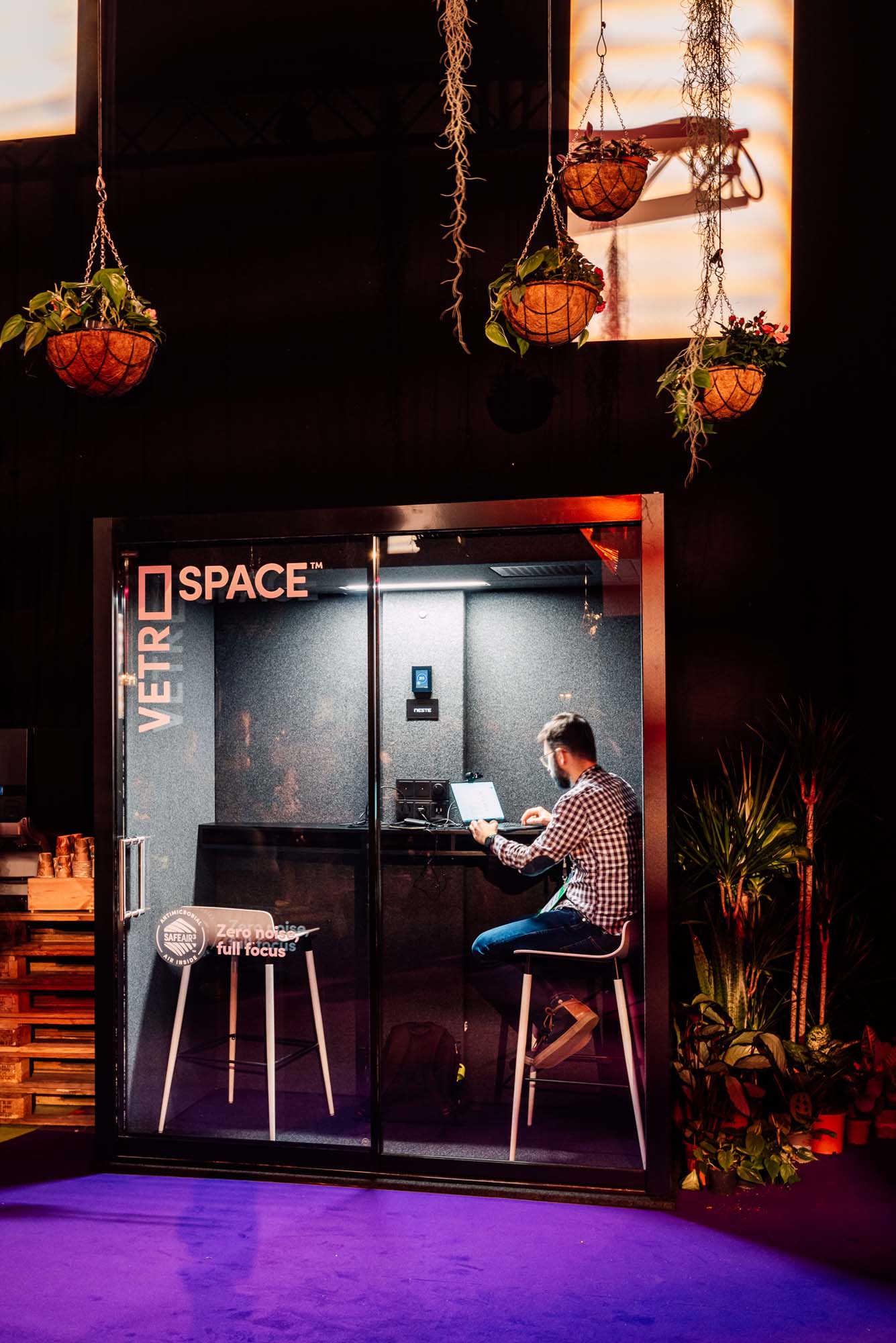 Mødeboks Vetrospace S+| Telefonboks til 1-2 personer (A-klasse)