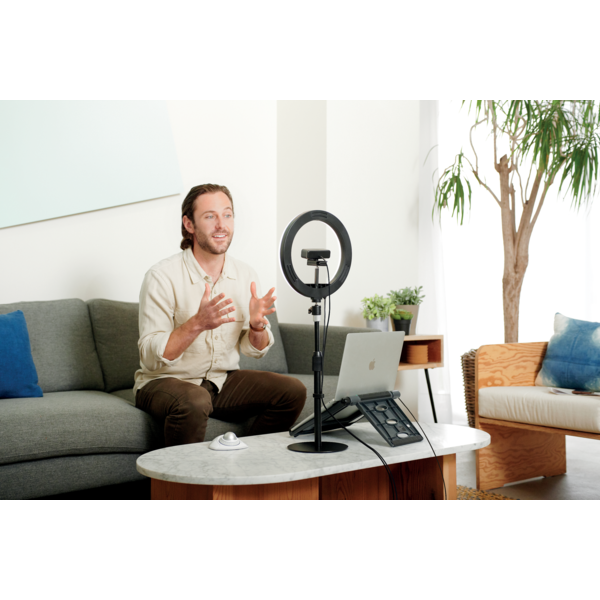 Stativ til webcam, lys eller mikrofon - Kensington Telescopic stander A1010