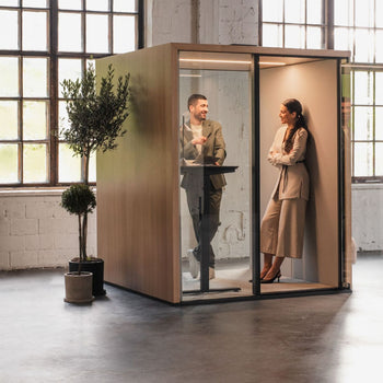 Telefonbås och tysta rum inspirerade av nordisk natur – upptäck Taiga hos Beltton