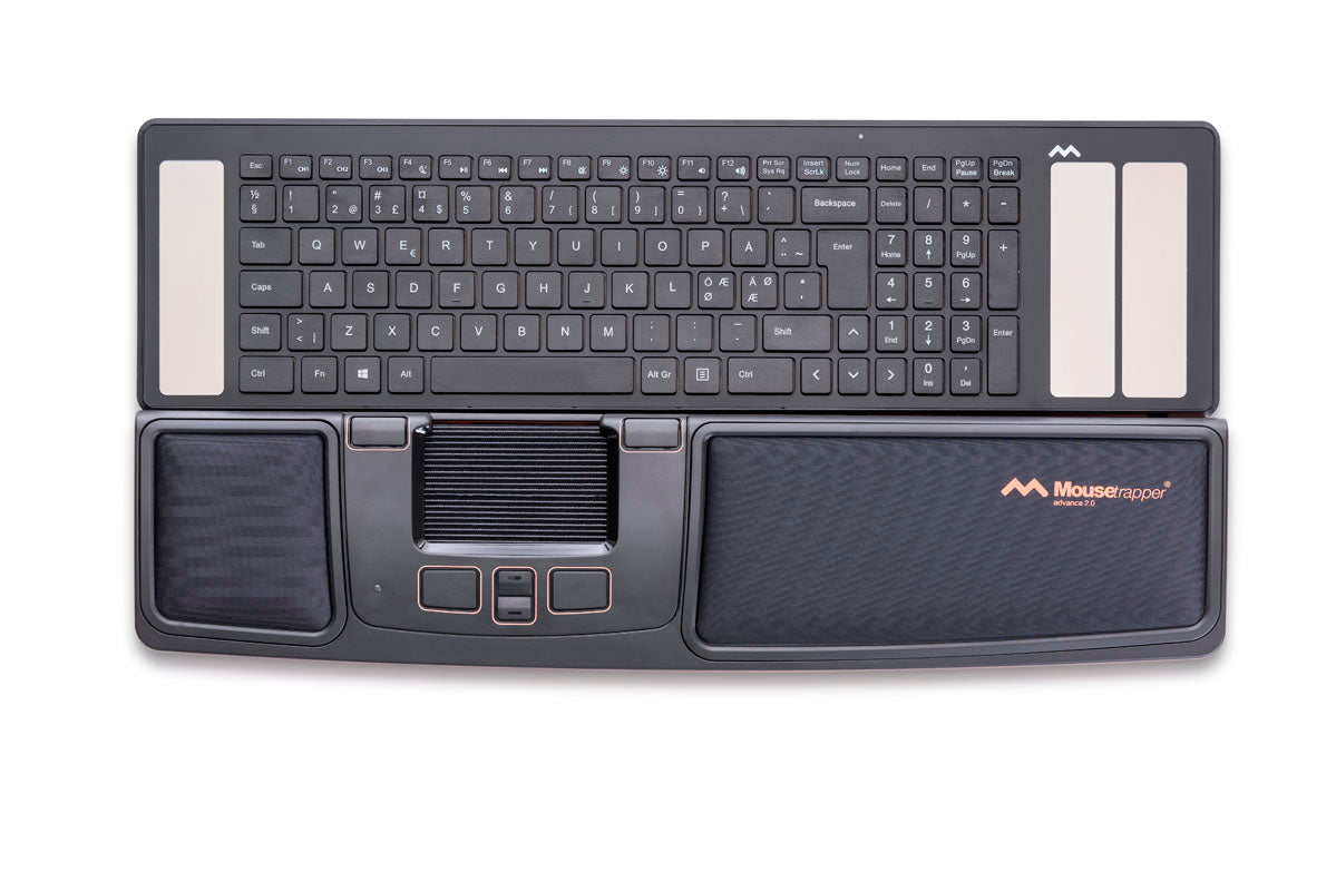 Mousetrapper Advance 2.0, Ergonomisk Mus med control pad, USB