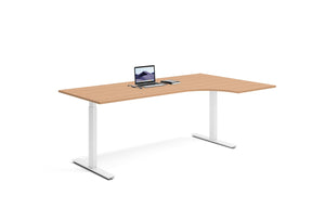 Hjørneskrivebord Højre 200x120x80cm - Ergofunk Smart