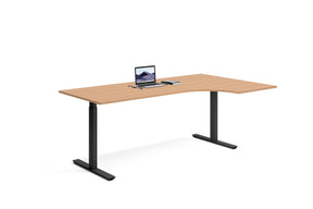 Hjørneskrivebord Højre 200x120x80cm - Ergofunk Smart