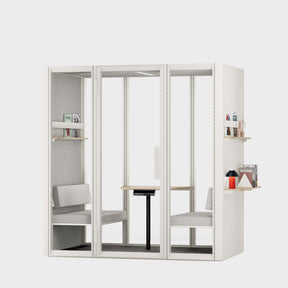 Telefonbås Jetson L4 Vit
