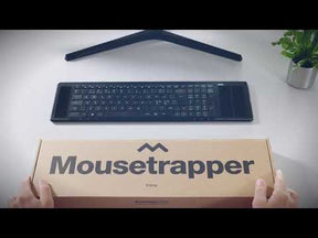 Mousetrapper Prime Black, Ergonomisk Mus, Bluetooth