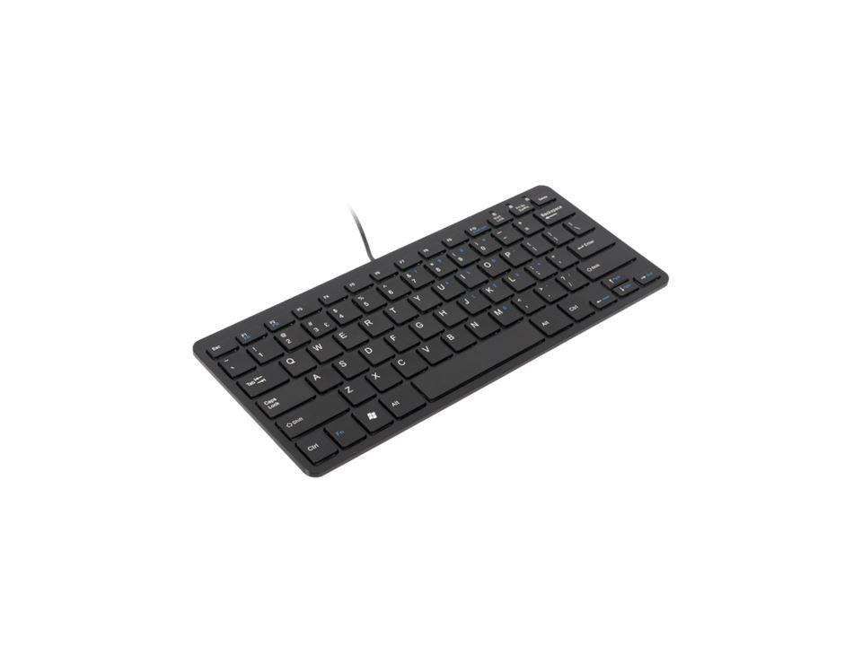 R-GO Tools Ergo Compact Keyboard | Nordiskt Tangentbord Svart - Wulff Beltton